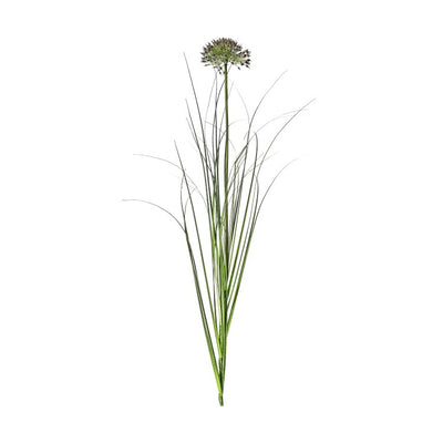 Faux Allium Grass Spray in Damson (5pk) - Niamh Carter Interiors