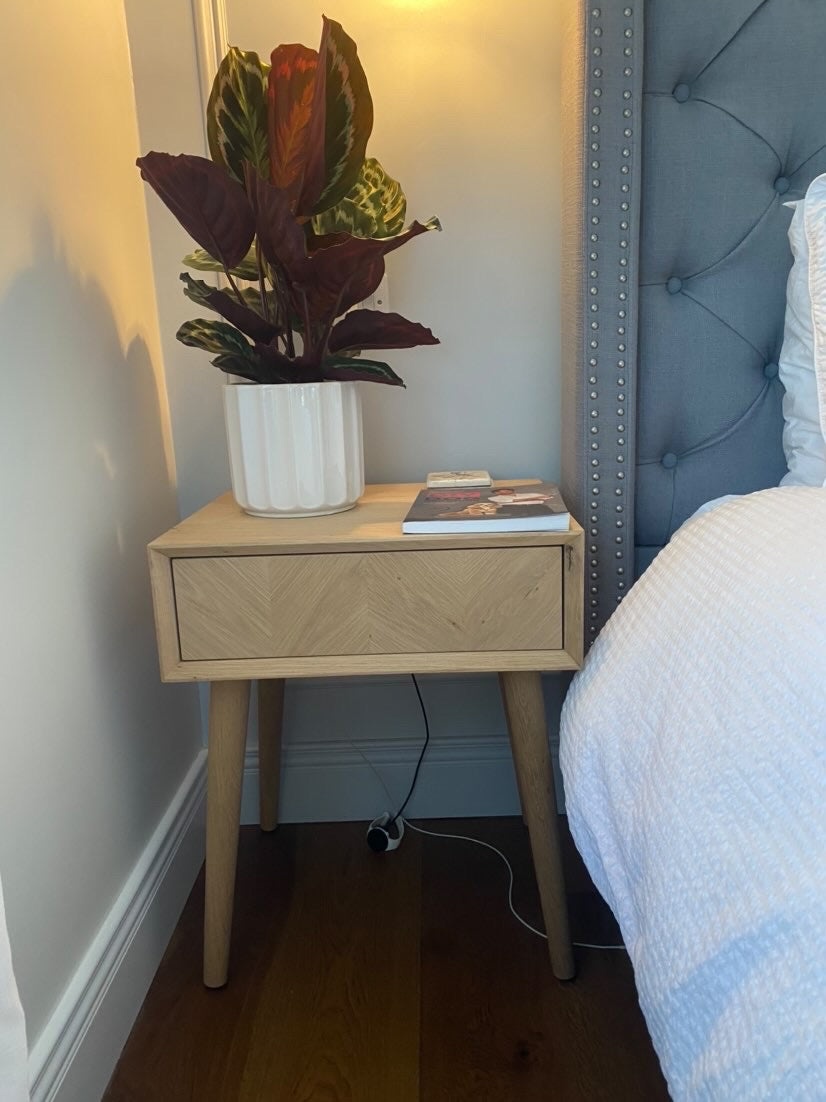Milano 1 Drawer Bedside Table Niamh Carter Interiors