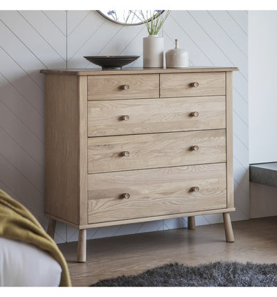 Wycombe 5 Drawer Chest - Niamh Carter Interiors